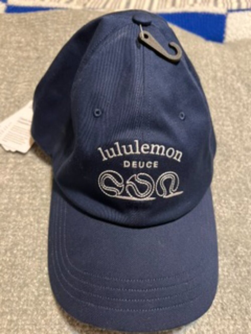 NWT Navy Blue Lululemon Deuce Classic Ball Cap Size S/M